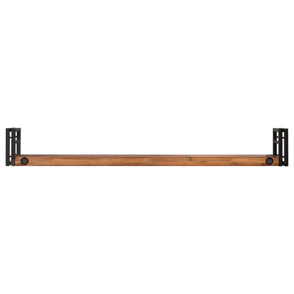 Wandboard MANCHESTER mit Seitenleisten - Akazie massiv / Metall - Akazie / Anthrazit - Breite: 150 cm - Image 6
