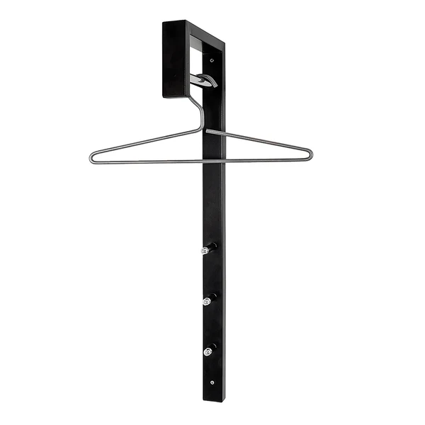 Wandgarderobe Benff - Schwarz