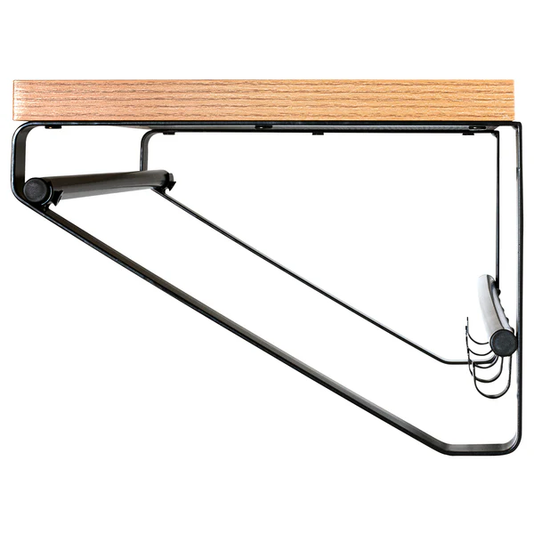 Wandgarderobe Epistel - Metall - Eiche Dekor / Schwarz - Image 3