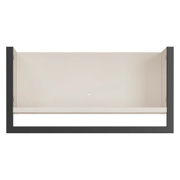 Wandgarderobe Madeo - Kaschmir / Schwarz - Breite: 51 cm - Image 5