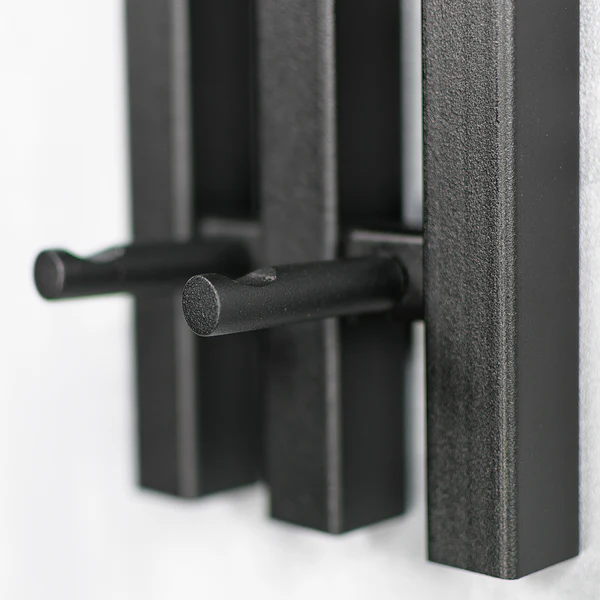 Wandgarderobe Rushall - Metall - Schwarz - Image 7