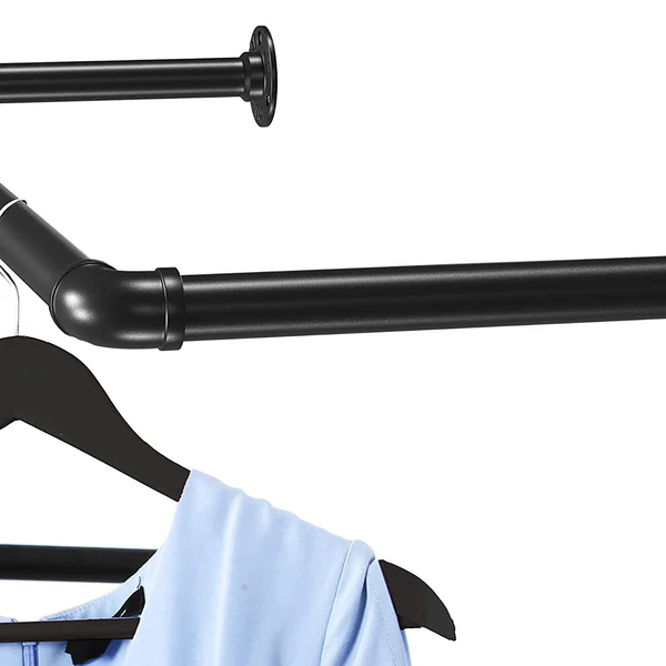 Wandgarderobe Wellsville (2er-Set) - Metall - Schwarz - Image 6