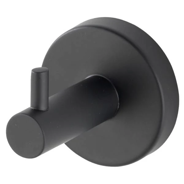 Wandhaken Bosio 2-teilig - Edelstahl - Schwarz