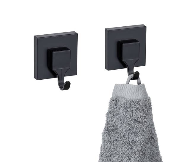 Wandhaken Quadro 2er-Set - ABS - Schwarz - Image 5