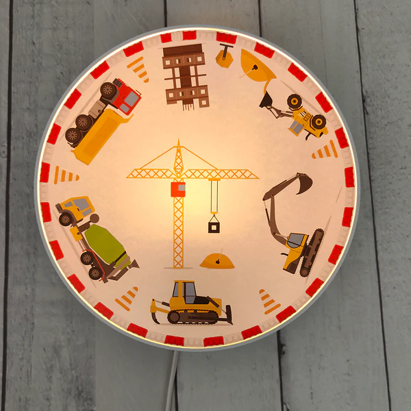 Wandleuchte Baustelle Round - Kunststoff - Mehrfarbig - 1-flammig - Image 2