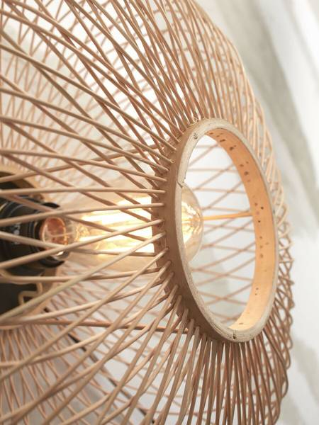 Wandleuchte Cango - Bambus - Beige - 1-flammig - Image 7