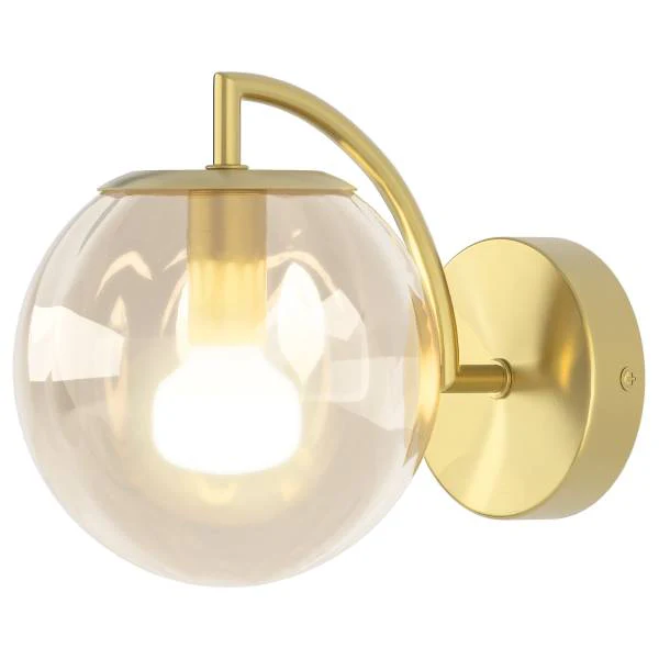 Wandleuchte CARTY - Glas / Eisen - 1-flammig - Bernstein - Image 11