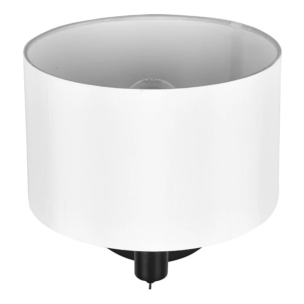 Wandleuchte Cassio - Webstoff / Stahl - 1-flammig - Schwarz - Image 8