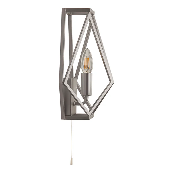 Wandleuchte Chassis - Stahl - 1-flammig - Silber - Image 5