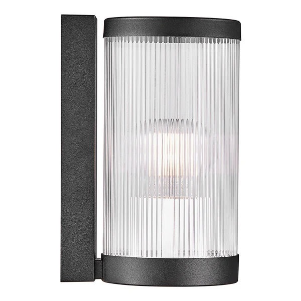 Wandleuchte Coupar - Aluminium / PVC - 1-flammig - Schwarz - Image 3