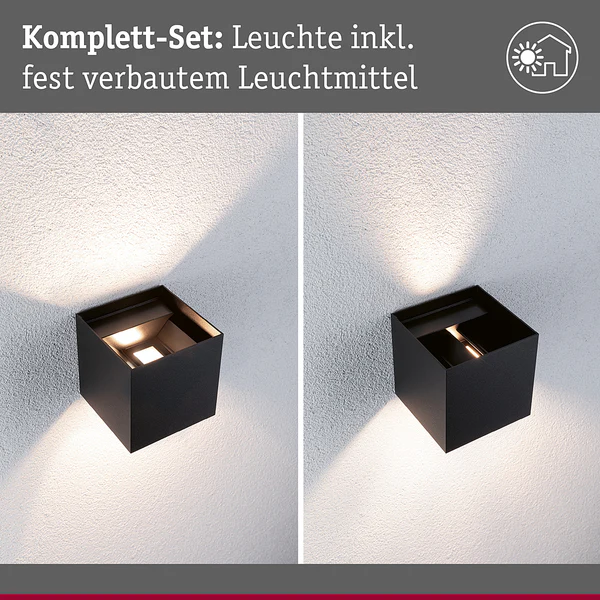 Wandleuchte Cybo - Aluminium - Grau - 1-flammig - Image 8