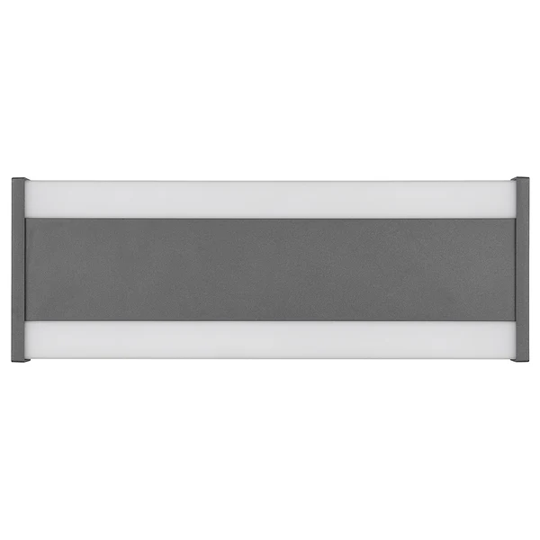 Wandleuchte Dawson - Aluminiumguss / Acrylglas - Anthrazit - Breite: 30 cm - Image 4