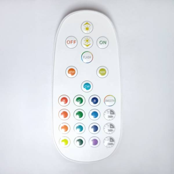 Wandleuchte ESTE mit Akku-Leuchtmittel - RGB-Leuchtmittel - inkl. Fernbedienung - Weiß / Messing - Image 14