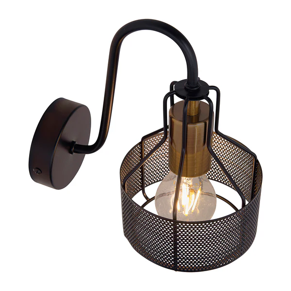 Wandleuchte Foro 1-flammig - Eisen - Schwarz - Image 7