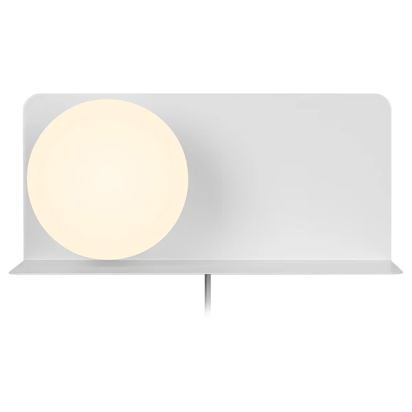 Wandleuchte Lillibeth - Aluminium - 1-flammig - Weiß - Image 5