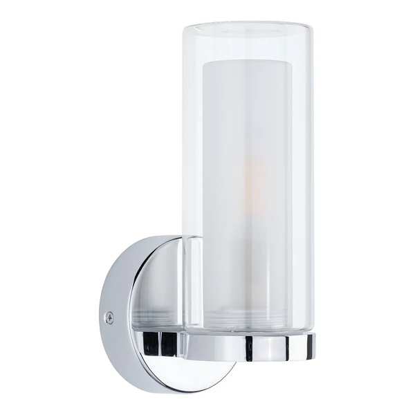 Wandleuchte Luena - Chrom / Klarglas - Silber / Weiß - Flammenanzahl: 1 - Image 5