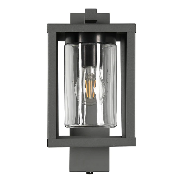 Wandleuchte Lunga Typ A - Klarglas / Aluminium - 1-flammig - Image 3