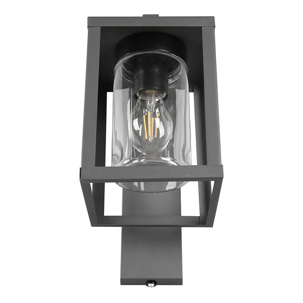 Wandleuchte Lunga Typ A - Klarglas / Aluminium - 1-flammig - Image 6
