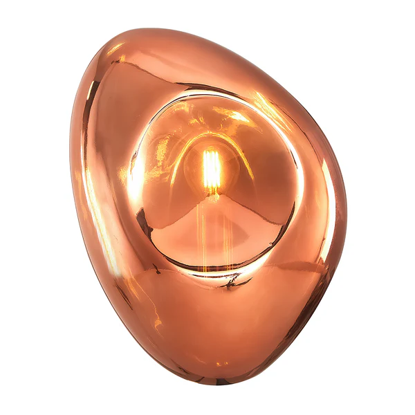 Wandleuchte Mabell Typ A - Farbglas / Metall - 1-flammig