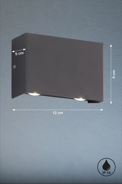 Wandleuchte Nairobi 4-flammig - Eisen - Schwarz - Image 3