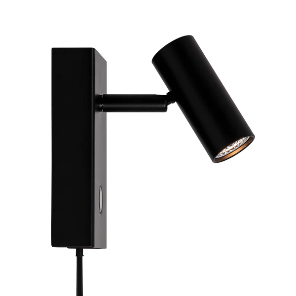 Wandleuchte Omari - Stahl - 1-flammig - Schwarz - Schwarz - Image 3