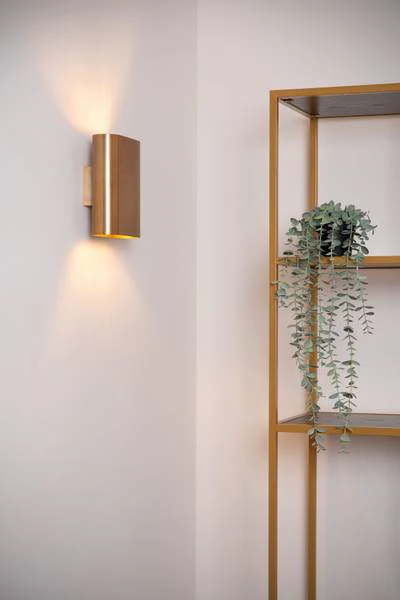 Wandleuchte Ovalis - Eisen - Gold - Image 2