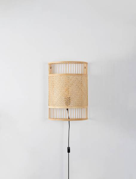 Wandleuchte Pale - Bambus - Braun - Image 5
