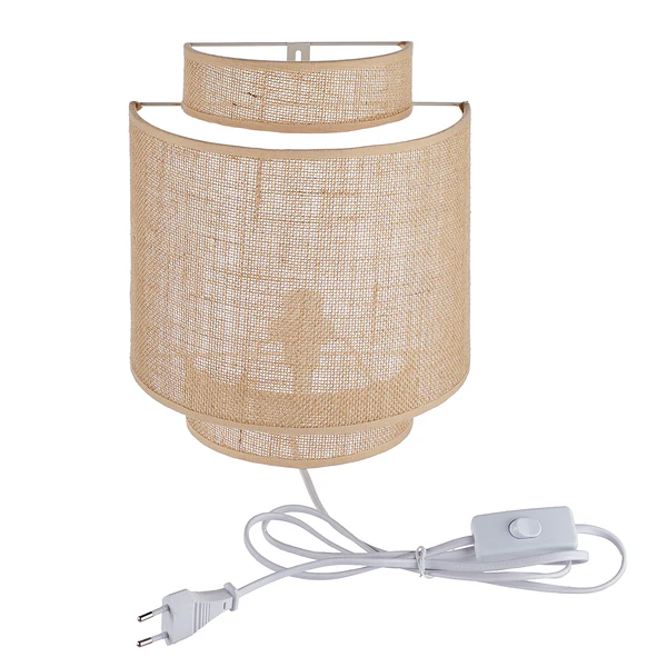 Wandleuchte RAW LINEN - Rattan - 1-falmmig - Image 12