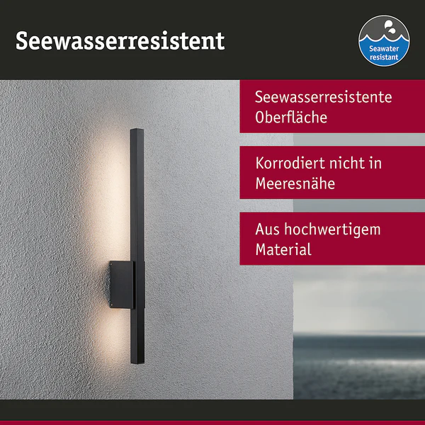 Wandleuchte Stan - Aluminium - Grau - 1-flammig - Höhe: 60 cm - Image 6
