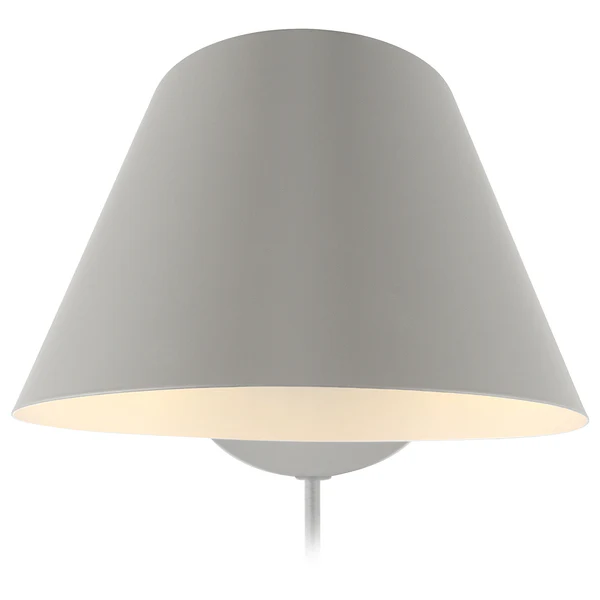 Wandleuchte Stay - Aluminium / PVC - 1-flammig - Grau - Image 4
