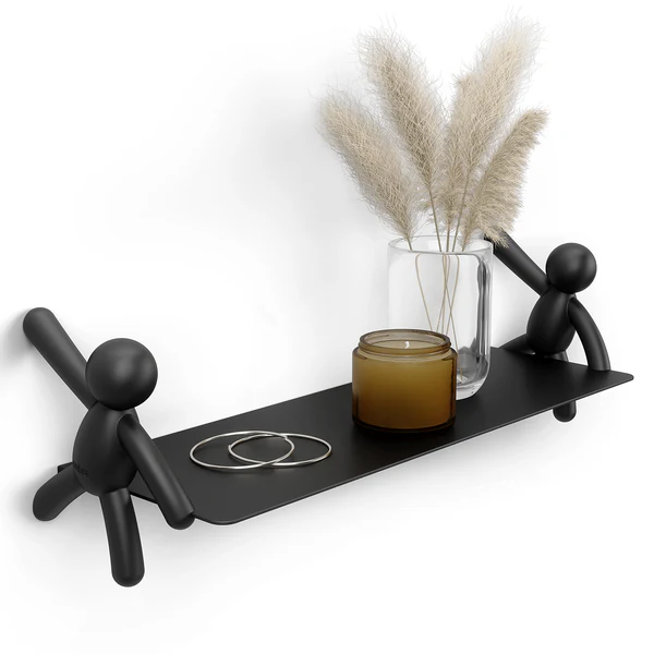 Wandregal Buddy - Metall - Schwarz - Image 8