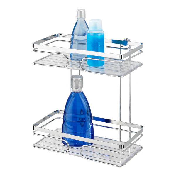 Wandregal Premium - Edelstahl rostfrei - Silber