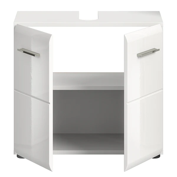 Waschbeckenunterschrank Amethian Typ A - Hochglanz Weiß - Image 6