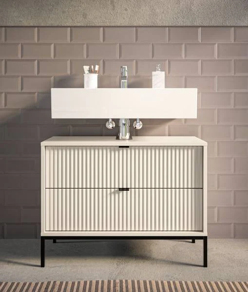 Waschbeckenunterschrank Juvara 80 cm - Kaschmir - Image 6