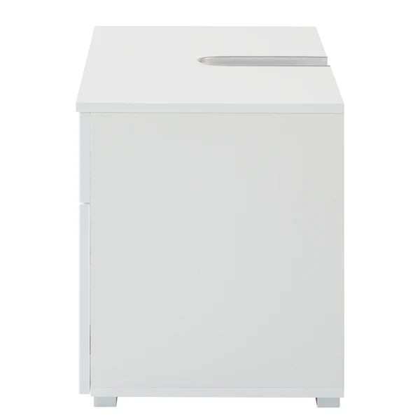 Waschbeckenunterschrank Larado - Hochglanz Weiß / Weiß - Image 7