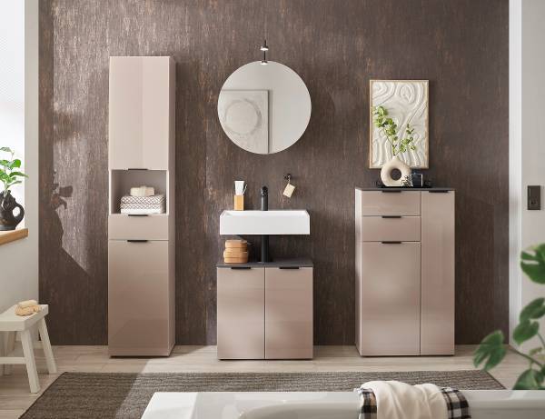 Waschbeckenunterschrank Niselia 2 Türen - Kaschmir - Image 3