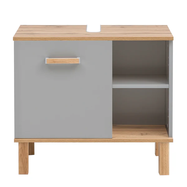 Waschbeckenunterschrank Padua - Platingrau