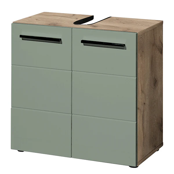 Waschbeckenunterschrank Poway - Mintgrau