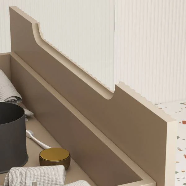 Waschtischunterschrank COLORIA 80 cm - Taupe - Image 4