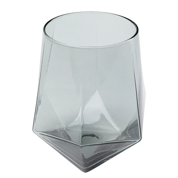 Wasserglas Diamond Smoke (4er-Set) - Glas - Transparent / Grau - Image 2