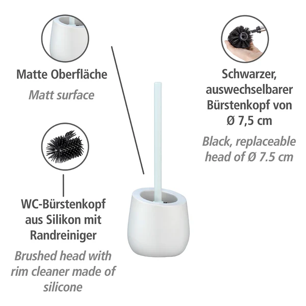 WC-Garnitur Badi - Keramik - Weiß - Weiß - Image 2