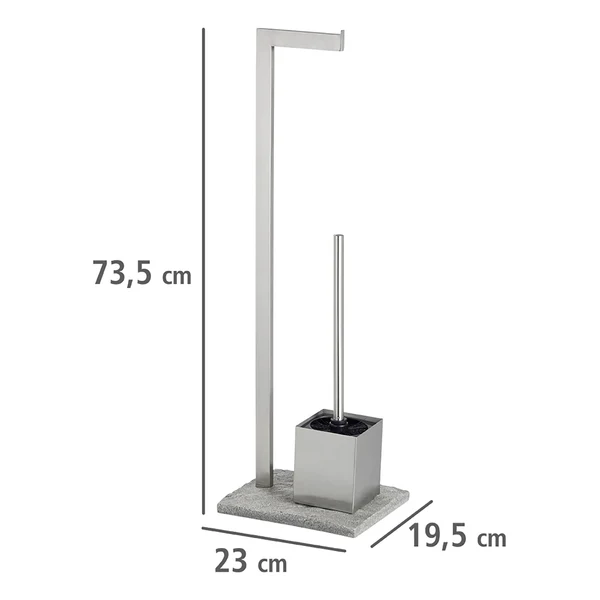 WC-Garntiur Granit - Edelstahl - Image 4