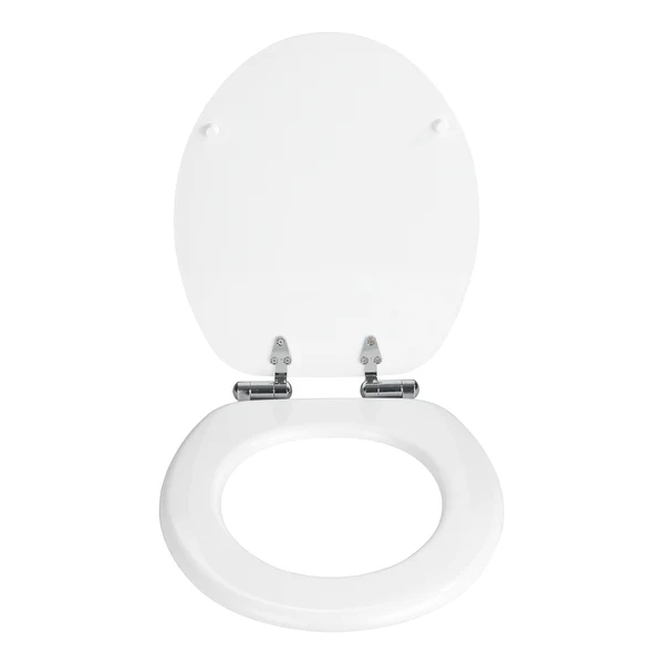 WC-Sitz Urbino - MDF, Befestigung: Zinkdruckguss - Weiß - Image 2
