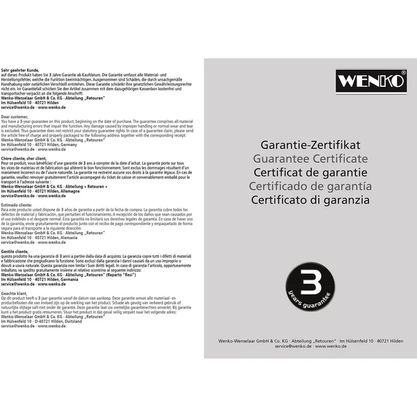 WC-Sitz Vorno Neo - Edelstahl - Weiß - Image 7