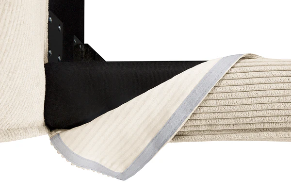 Wechselbezug KINX Polsterbett - Cordstoff Poppy: Creme - 180 x 200cm - 150 cm - Image 2