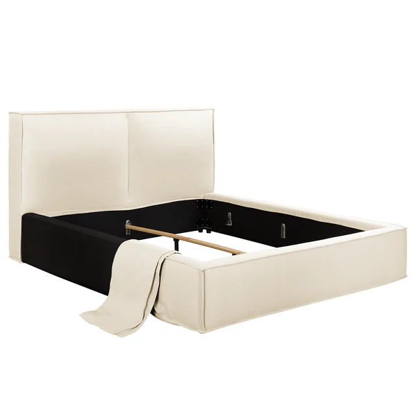 Wechselbezug KINX Polsterbett - Flachgewebe Desna: Creme - 180 x 200cm - 150 cm - Image 3