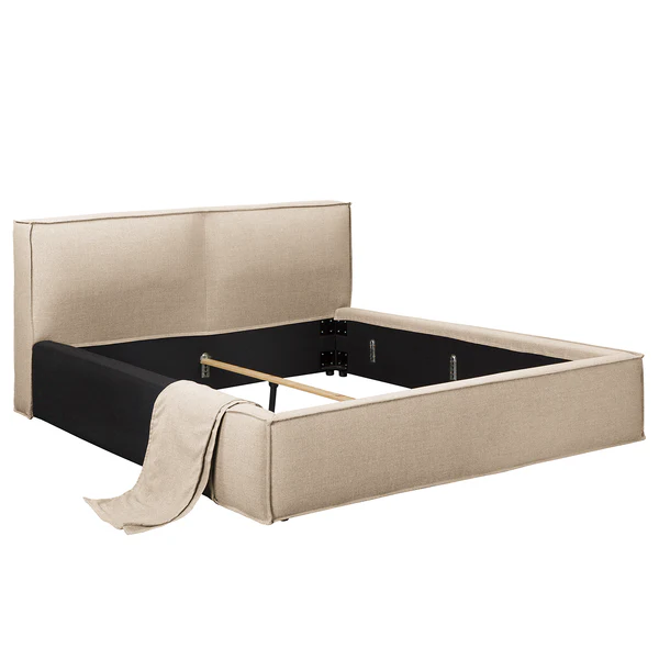 Wechselbezug KINX Polsterbett - Flachgewebe Drems: Beige - 180 x 200cm - 110 cm - Image 3