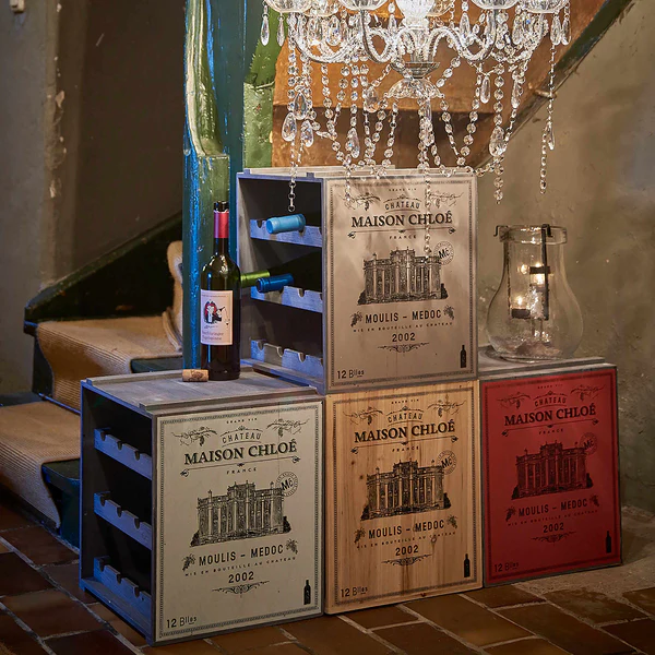 Weinregal VINOTHEK - Tannenholz - Taupe - Image 3