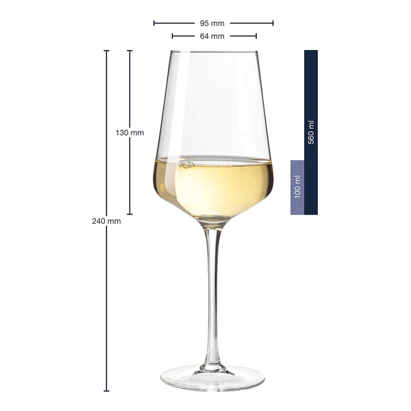 Weißweinglas Puccini (6er-Set) - Transparent - 560 ml - Image 7