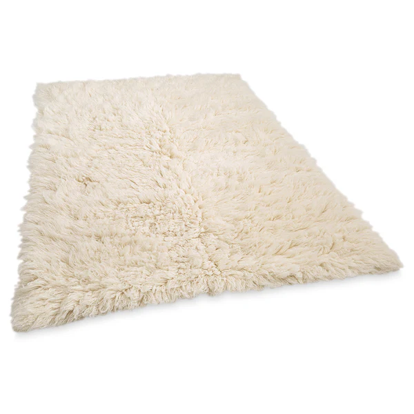 Wollteppich Flokos 2450 - Schurwolle - Weiß - 190 x 290 cm - Image 4